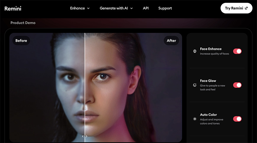 Remini AI Free Photo Enhancer