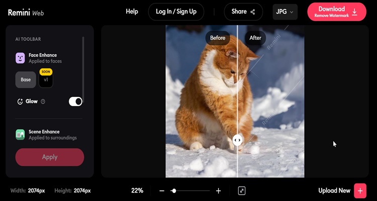 Remini AI Free Photo Enhancer